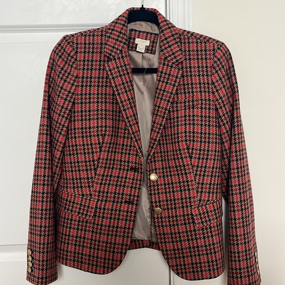 J. Crew Jackets & Blazers - J Crew Houndstooth Blazer